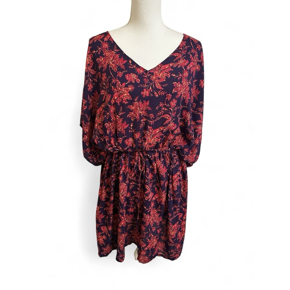 NEW Lands' End Women’s Swim Cover-Up Size XS/S Floral Modal XS Small